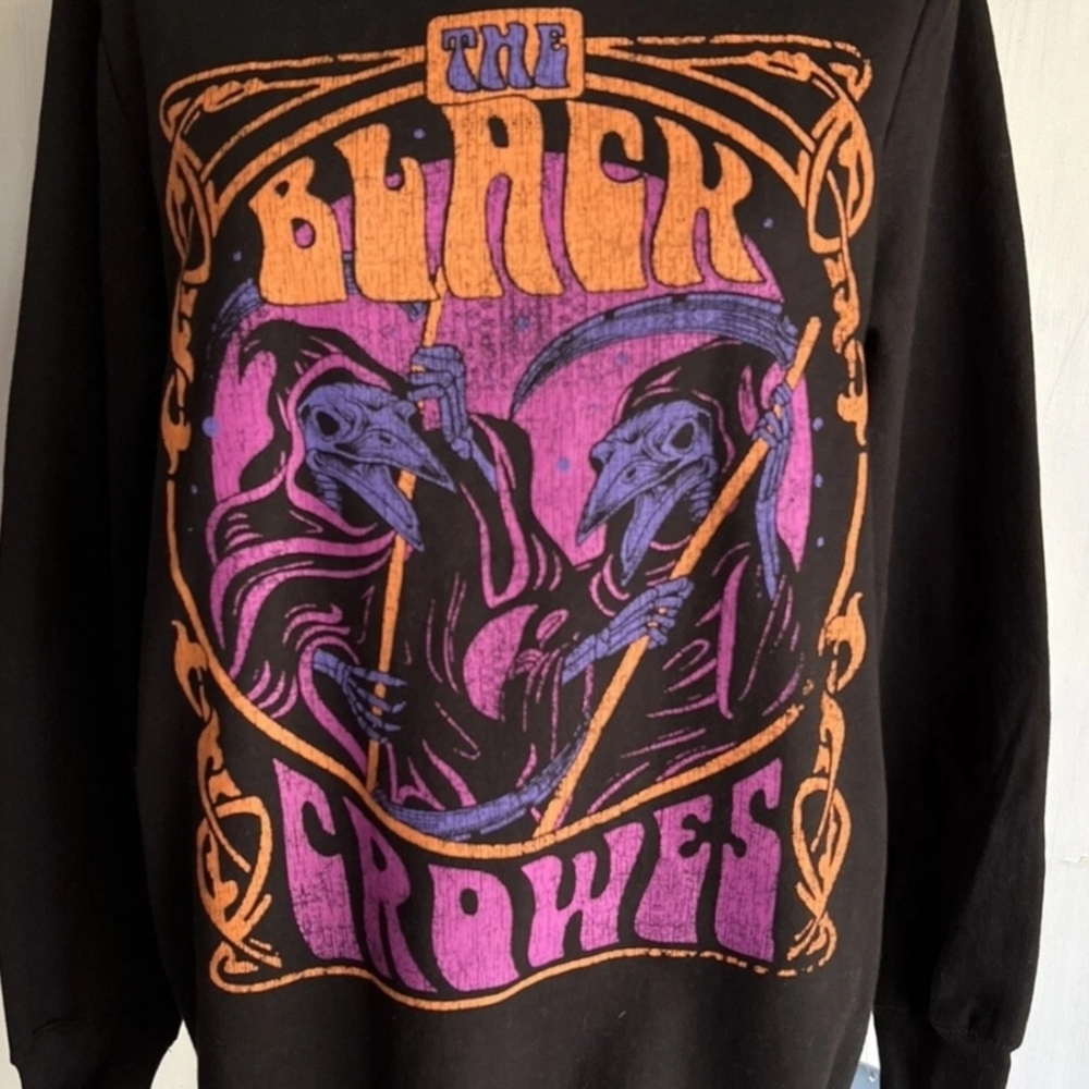 The Black Crowes Graphic Black Sweatshirt